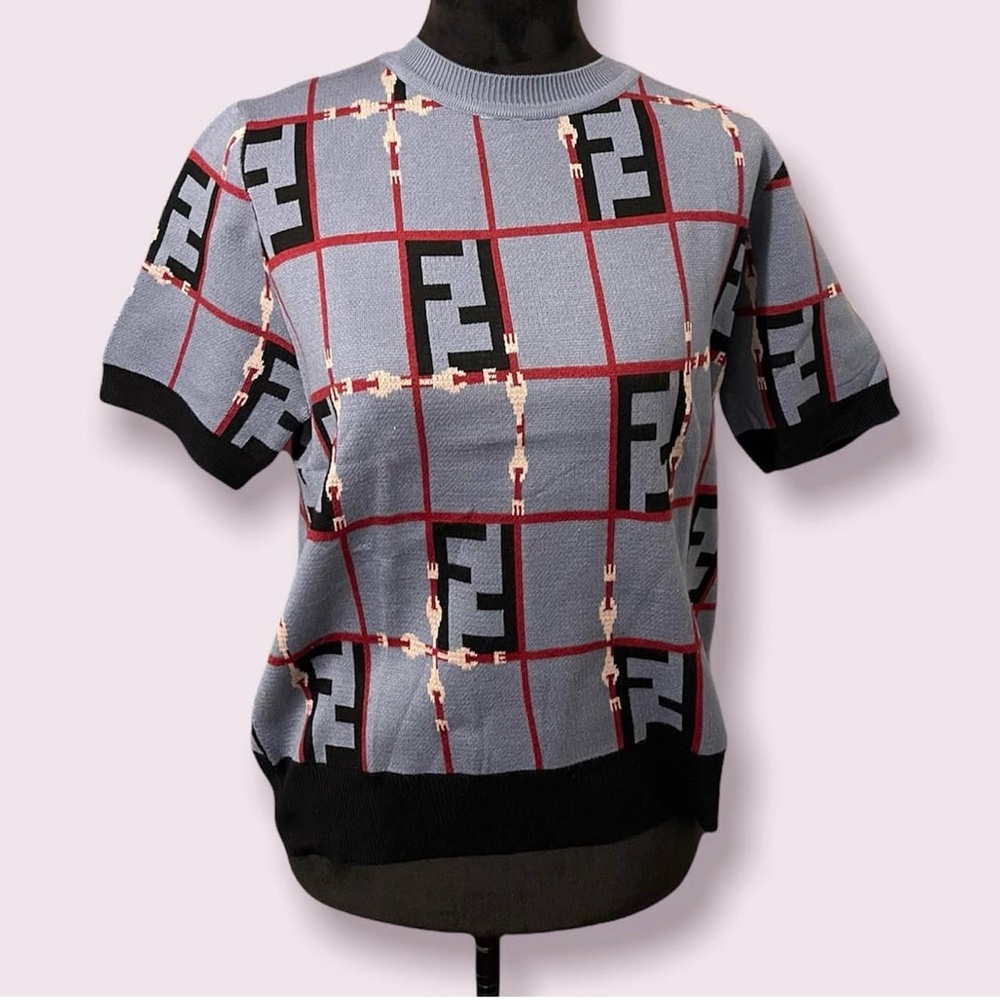 Logo Patterned Sweater - image 1